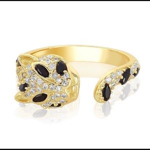 Gold Baby Jaguar Ring by Melinda Maria